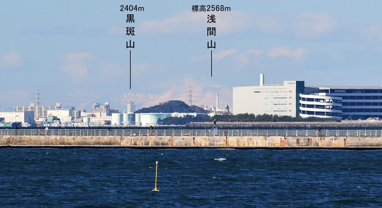 上信国境方面の山々