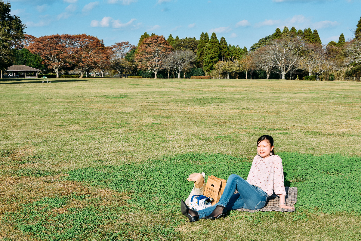 昭和の森でピクニック