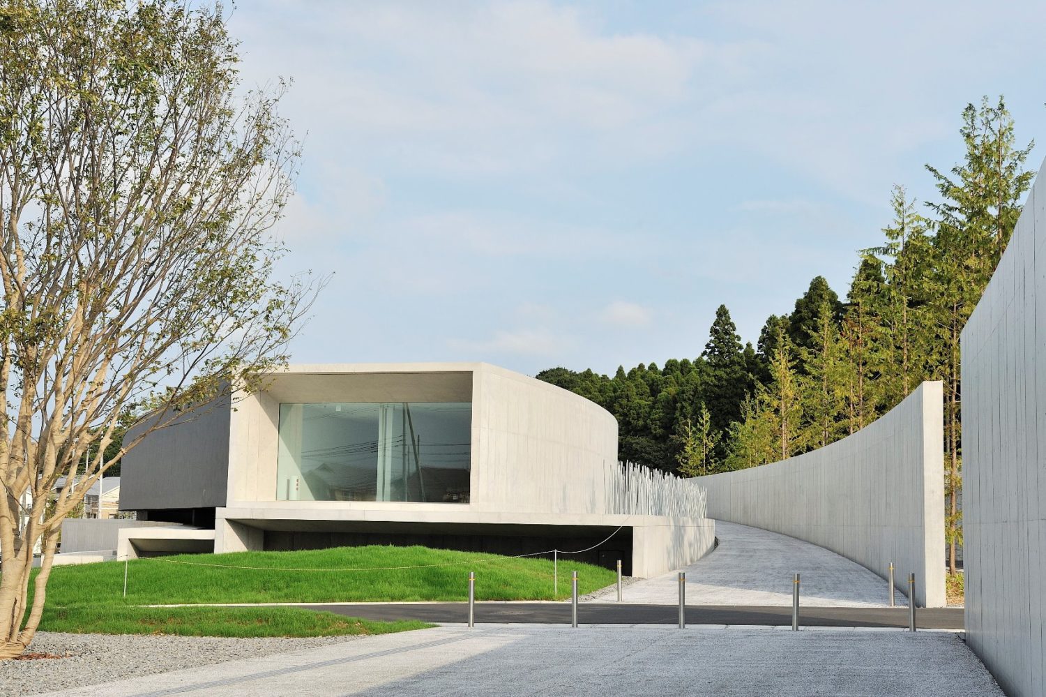 ホキ美術館の外観写真