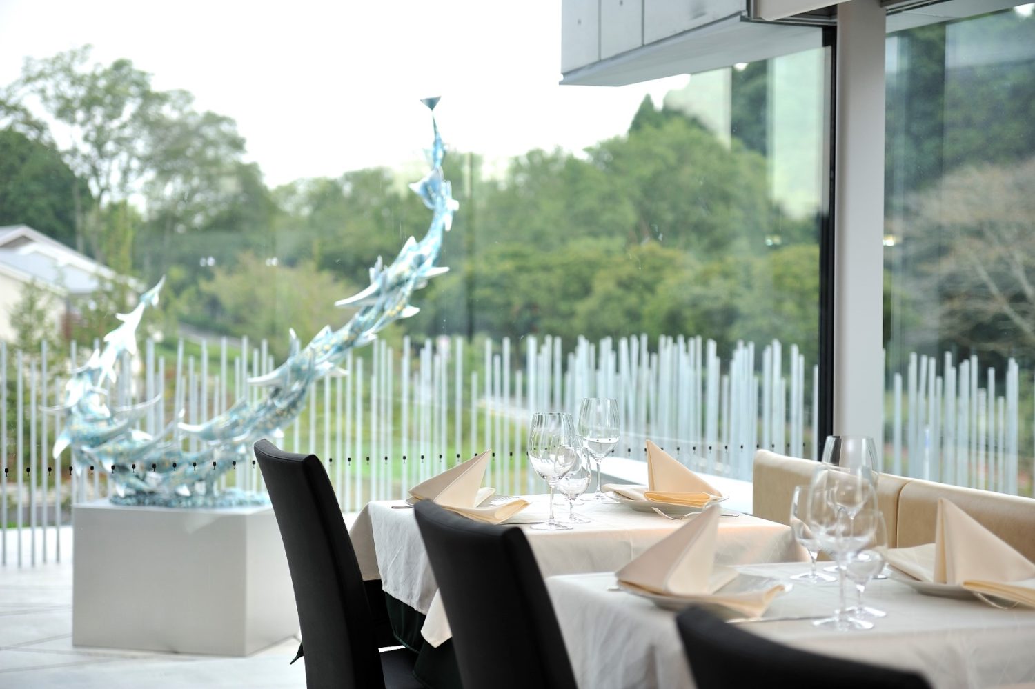 ホキ美術館内のレストランの写真