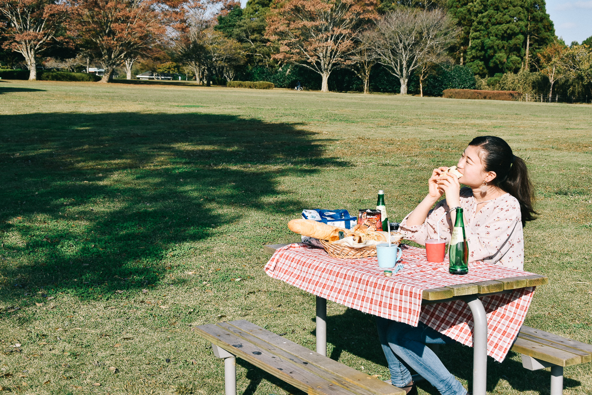 昭和の森でピクニック